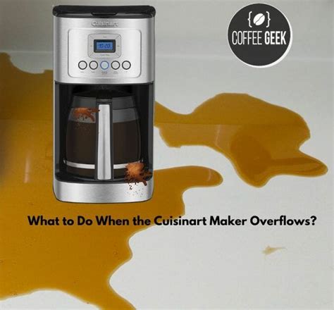 Cuisinart Coffee Maker Not Brewing